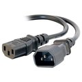 C2G C2g 6ft 16 Awg 250 Volt Computer Power Extension Cord - iec320c14 To Iec320c13 29967